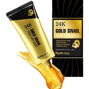 Купить FarmStay 24K Gold Маска-плівка з 24-каратним золотом і муцином равлика в Украине