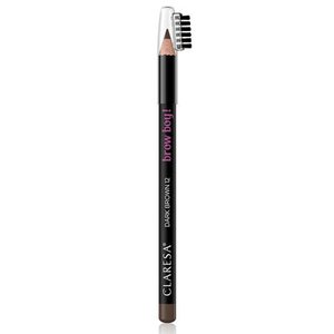 Купить Claresa Олівець для брів стійкий BROW BOY! тон 12 DARK BROWN 1,15г в Украине