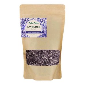 Купить FOLK&FLORA Сіль для ванни "Лаванда",500г в Украине