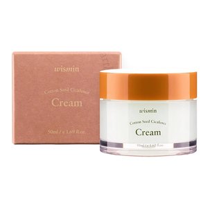 Купить WISMIN Cotton Seed Cicafence Cream Крем зволожувальний заспокійливий з екстрактом насіннябавовни - 50 мл в Украине