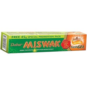 Купить DABUR MISWAK зубна паста Свіжий гель 90г+45г в Украине