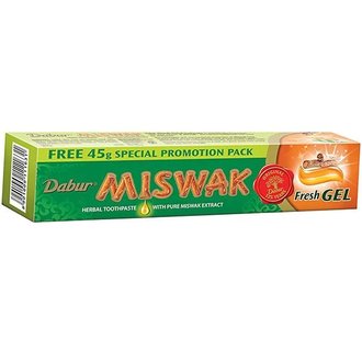 Купить DABUR MISWAK зубна паста Свіжий гель 90г+45г в Украине