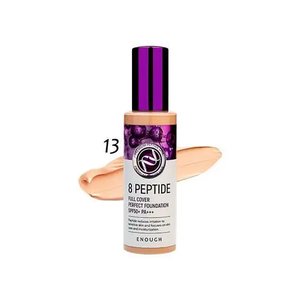 Купить ENOUGH 8 Peptide FullCover Perfect Foundation Пептидний тональний крем для обличчя  - 13 тон в Украине