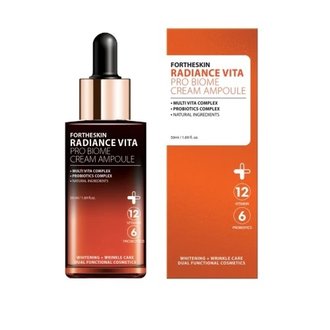 Купить Fortheskin Radiance Vita Pro Biome Cream Ampoule Крем-сироватка для обличчя з ефектом ліфтингу в Украине