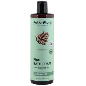 Купить FOLK&FLORA Піна для ванни "Сосна",400г в Украине