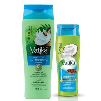 Купить Vatika шампунь з кокосом,касторовою олією та хною.Обємне та густе, 400мл+200мл в Украине