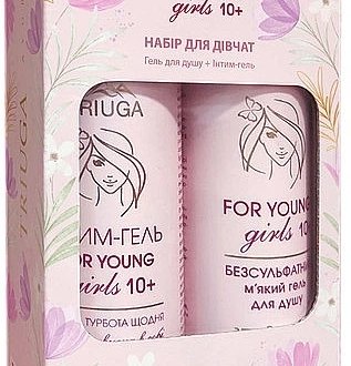 Купить Triuga Набір для дівчаток «For young girls» 10+ Гель для душу, Гель для інтимної гігієни в Украине
