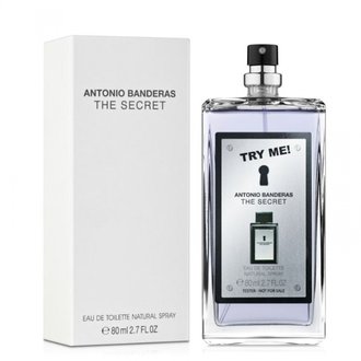Купить Antonio Banderas The Secret edt 80 ml. чоловічий ( ТЕСТЕР TRY ME ) в Украине