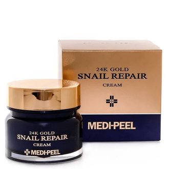 Купить Крем для обличчя з равликом та золотом MEDI-PEEL 24K GOLD SNAIL REPAIR CREAM - 50 мл в Украине