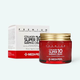 Купить Нічний крем з анти-эйдж комплексом MEDI-PEEL Collagen Super 10 Sleeping Cream - 70 мл в Украине