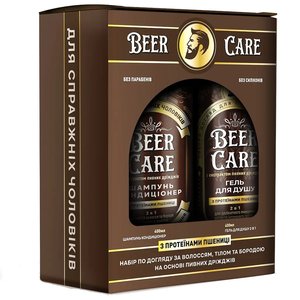 Купить Пивний набір для чоловіків Гель для душу 2в1 + Шампунь-кондиціонер ПШЕНИЧНІ ПРОТЕЇНИ в Украине