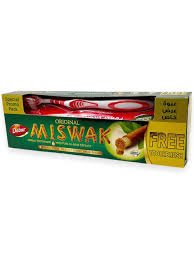 Купить DABUR MISWAK Зубна паста Травяна 190г+ щітка в Украине