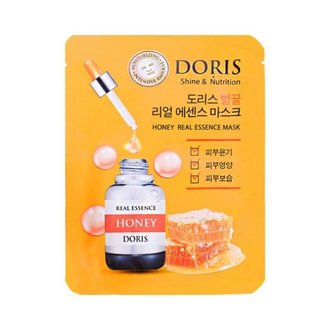 Купить Тканинна маска для обличчя МЕД HONEY Real Essence Mask, DORIS в Украине