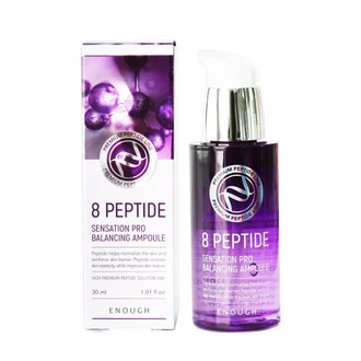 Купить Enough 8 Peptide Sensation Pro Balancing Ampoule Сироватка для обличчя, з пептидами в Украине